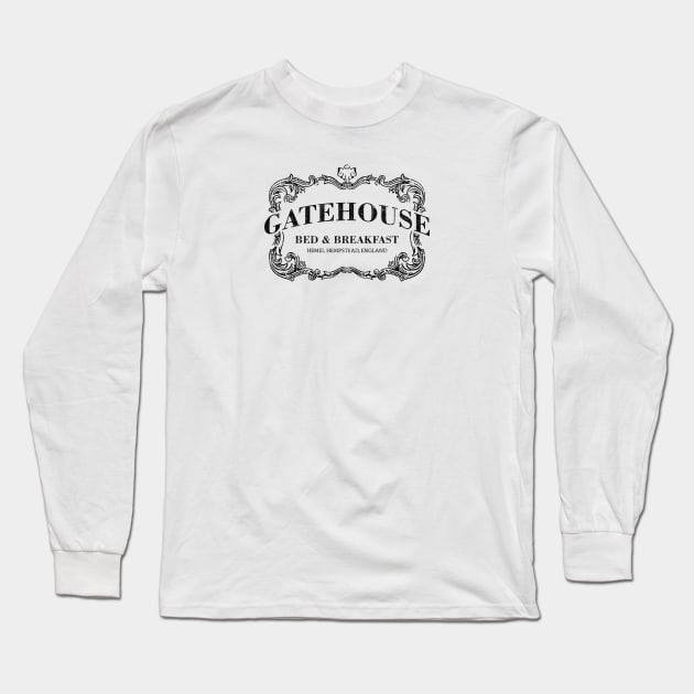 Gatehouse Bed and Breakfast - Ghosts (Variant) Long Sleeve T-Shirt by huckblade